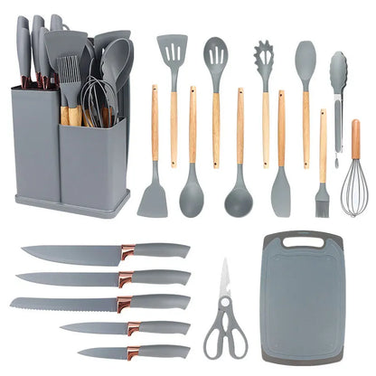 Kit Completo de Utensílios de Cozinha – 19 Peças