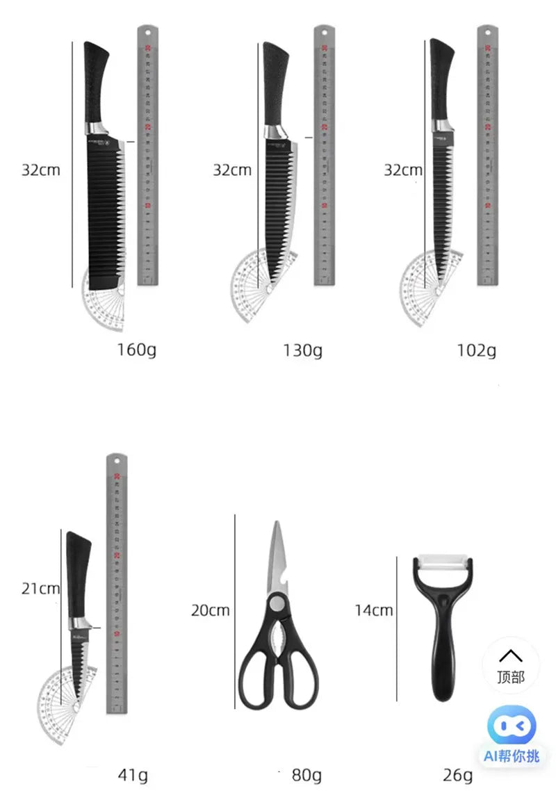 Conjunto de Facas 6 peças