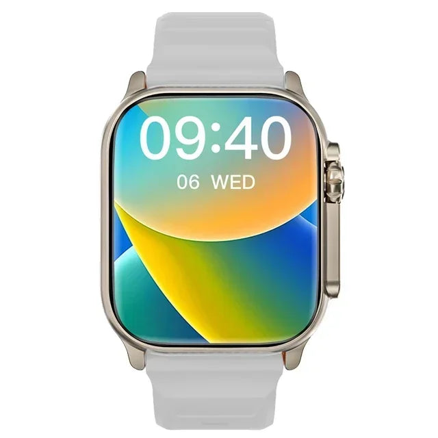 Smartwatch T900 U2 – Chamada Bluetooth, Carregamento sem fio, NFC, GPS, Jogos, 49mm